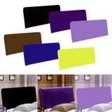 Max Bed Headboard Slipcover Stretch Dustproof Decor Slip Cover,2m Black
