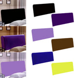 Max Bed Headboard Slipcover Stretch Dustproof Decor Slip Cover,2m Black