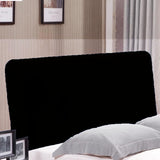 Max Bed Headboard Slipcover Stretch Dustproof Decor Slip Cover,2m Black