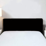 Max Bed Headboard Slipcover Stretch Dustproof Decor Slip Cover,2m Black
