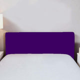 Max Bed Headboard Slipcover Stretch Dustproof Decor Slip Cover,2m Dark Purple