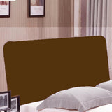 Max Bed Headboard Slipcover Stretch Dustproof Decor Slip Cover,2m Coffee