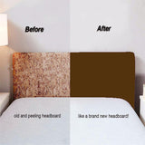 Max Bed Headboard Slipcover Stretch Dustproof Decor Slip Cover,2m Coffee
