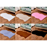 Max 40x60cm Washable Fluffy Skin Faux Fur Fake Rug Mat Rugs Floor Carpet White