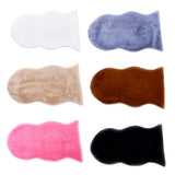 Max 40x60cm Washable Fluffy Skin Faux Fur Fake Rug Mat Rugs Floor Carpet White