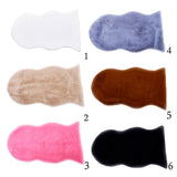 Max 40x60cm Washable Fluffy Skin Faux Fur Fake Rug Mat Rugs Floor Carpet White