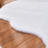 Max 40x60cm Washable Fluffy Skin Faux Fur Fake Rug Mat Rugs Floor Carpet White