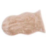 Max 40x60cm Washable Fluffy Skin Faux Fur Fake Rug Mat Rugs Floor Carpet Beige