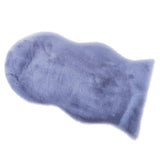 Max 40x60cm Washable Fluffy Skin Faux Fur Fake Rug Mat Rugs Floor Carpet Gray