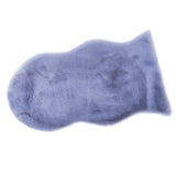 Max 40x60cm Washable Fluffy Skin Faux Fur Fake Rug Mat Rugs Floor Carpet Gray