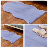 Max 40x60cm Washable Fluffy Skin Faux Fur Fake Rug Mat Rugs Floor Carpet Gray