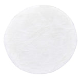 Max Round Area Rug, Faux Fur Rugs Plush Floor Mat for Bedroom,60cm White