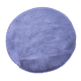 Max Round Area Rug, Faux Fur Rugs Plush Floor Mat for Bedroom,60cm Gray