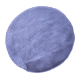 Max Round Area Rug, Faux Fur Rugs Plush Floor Mat for Bedroom,60cm Gray