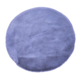 Max Round Area Rug, Faux Fur Rugs Plush Floor Mat for Bedroom,60cm Gray