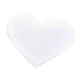 Max Heart Shaped Area Rug,Shaggy Plush Floor Mat for Bedroom,70x90cm White