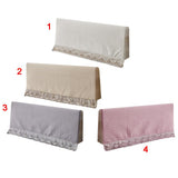 Max Stretchable Bed Headboard Slipcover Bedhead Dustproof Cover Protector 120cm Beige
