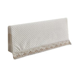 Max Stretchable Bed Headboard Slipcover Bedhead Dustproof Cover Protector 120cm Beige