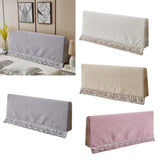 Max Bed Headboard Cover Slipcover Protector All-inclusive Dust-proof Beige