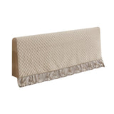 Max Stretchable Bed Headboard Slipcover Bedhead Dustproof Cover Protector 120cm Champagne