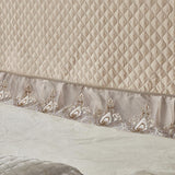 Max Stretch Bed Headboard Slipcover Bedhead Dustproof Cover 180cm Champagne