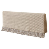 Max Stretch Bed Headboard Slipcover Bedhead Dustproof Cover 180cm Champagne