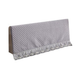 Max Stretchable Bed Headboard Slipcover Bedhead Dustproof Cover Protector 120cm Grey