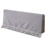 Max Stretchable Bed Headboard Slipcover Bedhead Dustproof Cover Protector 120cm Grey
