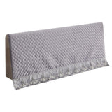 Max Stretchable Bed Headboard Slipcover Bedhead Dustproof Cover Protector 120cm Grey