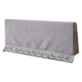Max Stretchable Bed Headboard Slipcover Bedhead Dustproof Cover Protector 120cm Grey