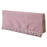 Max Stretchable Bed Headboard Slipcover Bedhead Dustproof Cover Protector 120cm Pink
