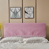 Max Stretchable Bed Headboard Slipcover Bedhead Dustproof Cover Protector 120cm Pink