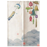 Max Japanese Noren Tapestry Kitchen Doorway Curtain Room Divider  Wind Chimes