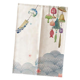 Max Japanese Noren Tapestry Kitchen Doorway Curtain Room Divider  Wind Chimes