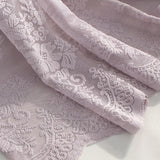 Max Embroidered Window Voile Sheer Curtain Valance Tiers Pink-Valance-137x61cm