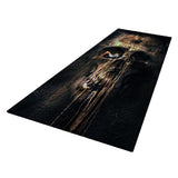 Max 3D Living Room Area Rug Runner Anti-Skid Floor Mat Carpet Skull