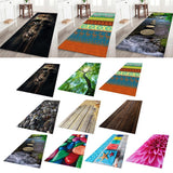 Max 3D Living Room Area Rug Runner Anti-Skid Floor Mat Carpet Skull