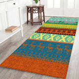 Max 3D Living Room Area Rug Runner Anti-Skid Floor Mat Carpet Ethnic