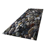 Max 3D Living Room Area Rug Runner Anti-Skid Floor Mat Carpet Pebbles