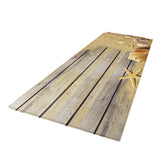 Max 3D Living Room Area Rug Runner Anti-Skid Floor Mat Carpet Seashell