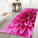 Max 3D Living Room Area Rug Runner Anti-Skid Floor Mat Carpet Flower