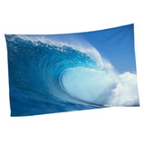 Max 3D Wall Hanging Tapestry Bedspread Beach Towel Blanket Seawave