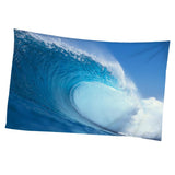Max 3D Wall Hanging Tapestry Bedspread Beach Towel Blanket Seawave