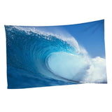 Max 3D Wall Hanging Tapestry Bedspread Beach Towel Blanket Seawave