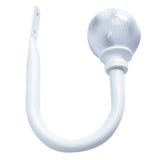 Maxbell 2pcs Curtain Holdbacks Voile Drapery Holder Wall Hook with Ball Finials A