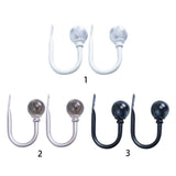 Maxbell 2pcs Curtain Holdbacks Voile Drapery Holder Wall Hook with Ball Finials A