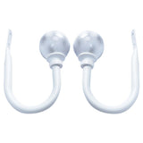 Maxbell 2pcs Curtain Holdbacks Voile Drapery Holder Wall Hook with Ball Finials A