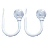 Maxbell 2pcs Curtain Holdbacks Voile Drapery Holder Wall Hook with Ball Finials A