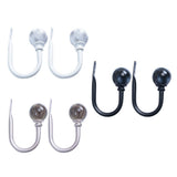 Maxbell 2pcs Curtain Holdbacks Voile Drapery Holder Wall Hook with Ball Finials A