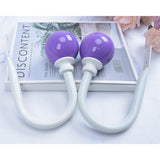 Maxbell 2pcs Curtain Holdback Draperies Holder with Colorful Ball Finials Purple